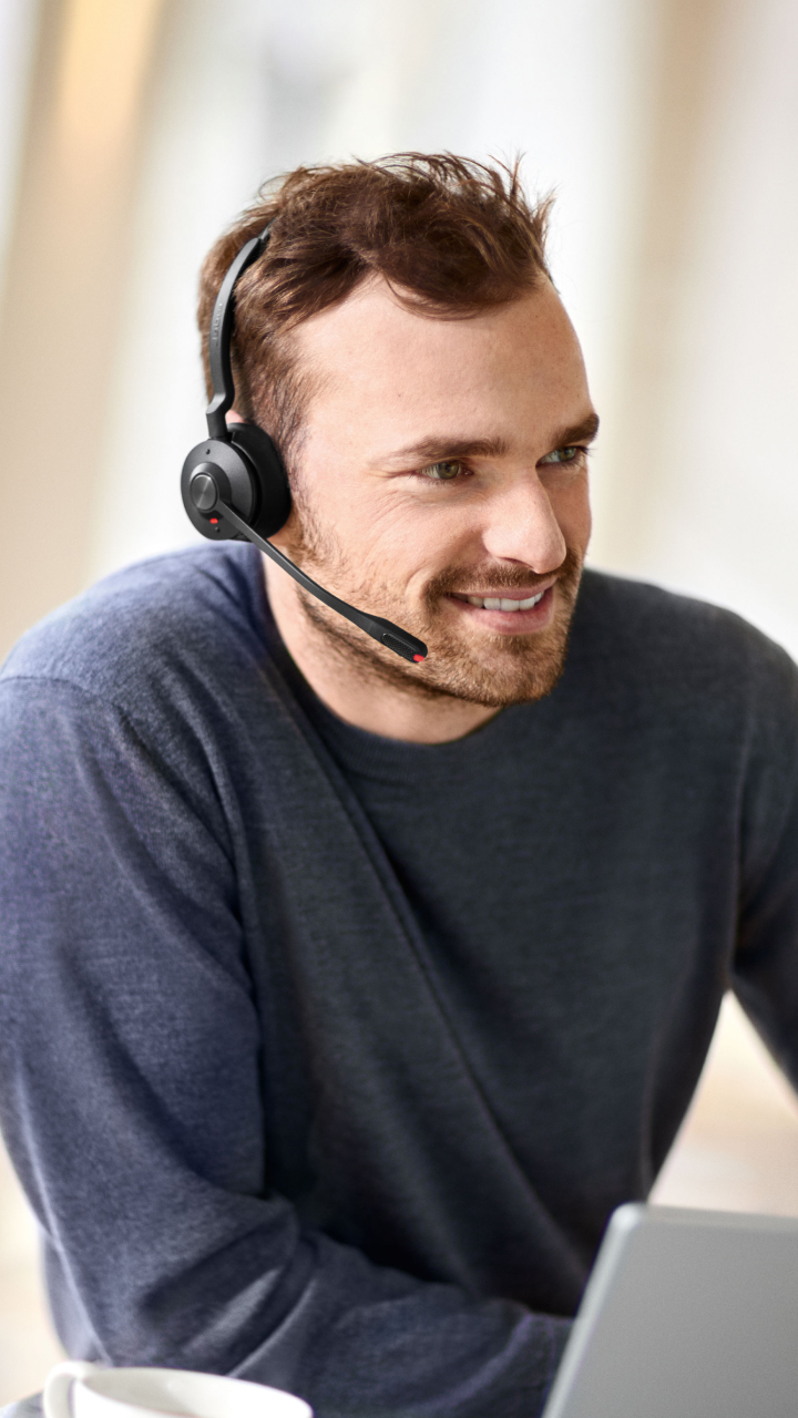 Jabra Engage 55 Mono Usb-C Ms Şarj &Uuml;niteli Kablosuz Kulak &Uuml;st&uuml; Kulaklık